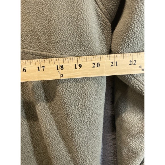 L.L. Bean Trail Fleece Men's Large Tall Tan Full Zip Jacket Outdoor - Picture 3 of 7